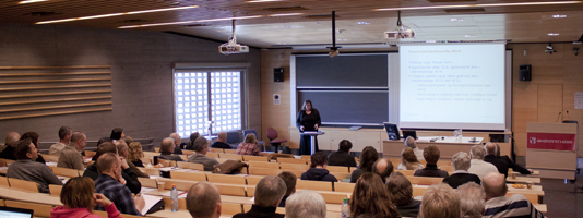 Bilde fra seminar om Trafikk og Kjønn, Universitetet i Agder mars 2011